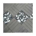 Wood Plastic Composite Interlocking Tiles WPC DIY Floor 300*300mm